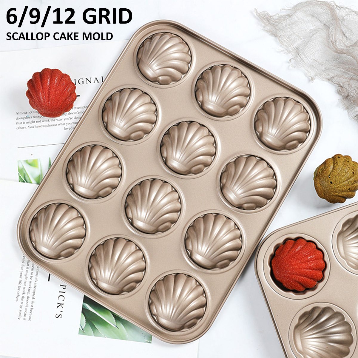Kitchen Baking Ware - Madeleine Mold Shell Shape Baking Mold