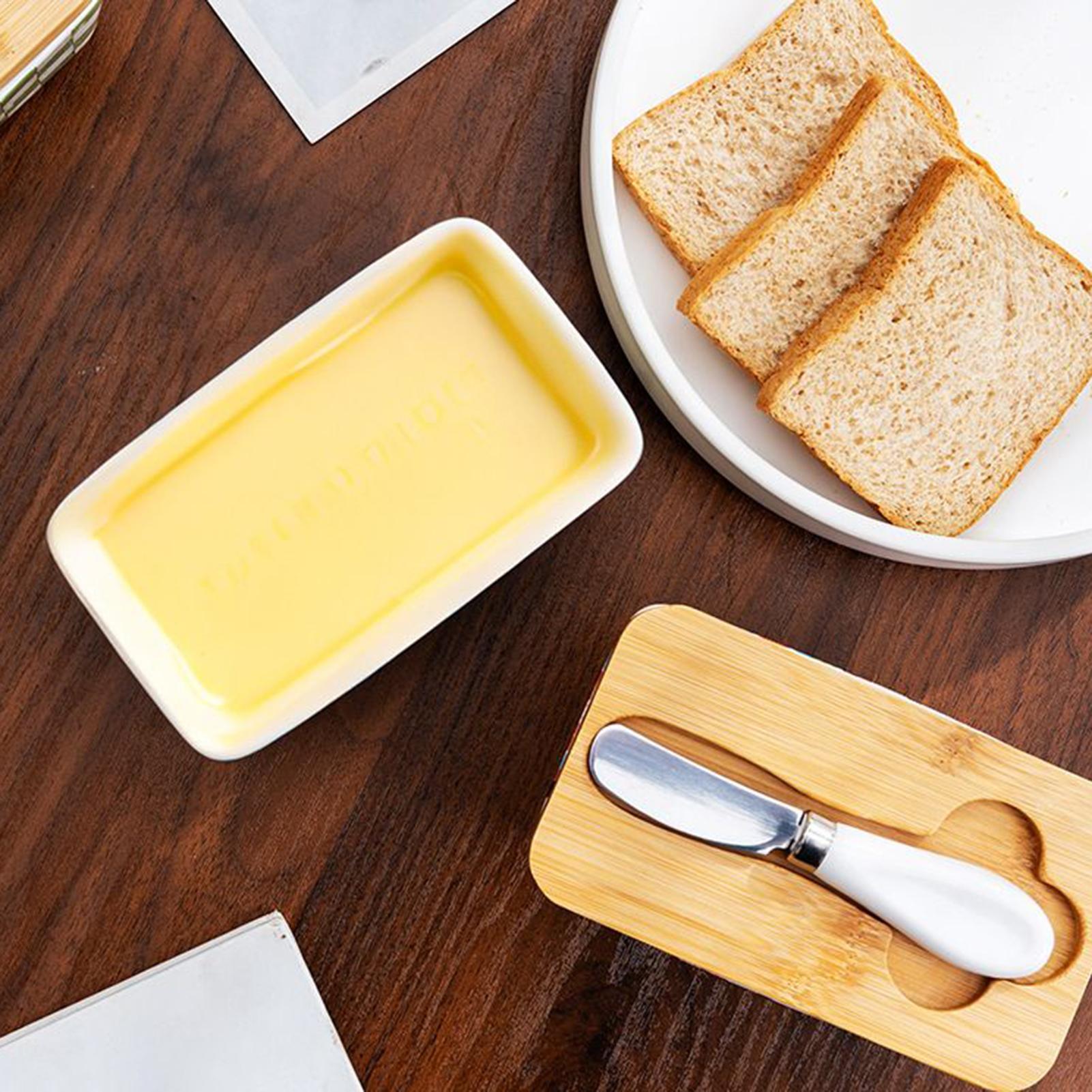 Kitchen Baking Counter - Butter Dish Ceramic Butter Container With