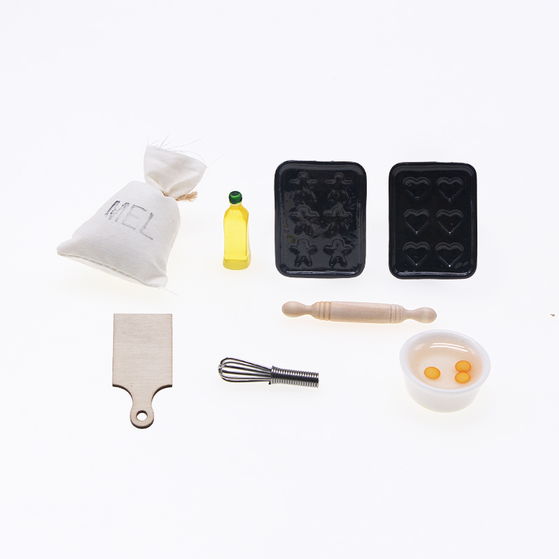 Kitchen Baking Ware - 8 Cái Nhà Búp Bê Nấu