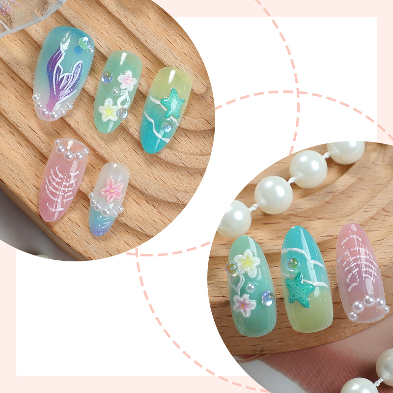 30pcs Summer Press on Nails 3D - đánh giá và giá Decorating Tip Set