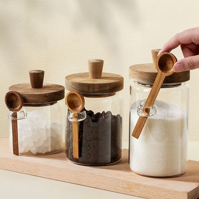 Clear Glass Candy Snack Jar wi - đánh giá và giá Kitchen Bank