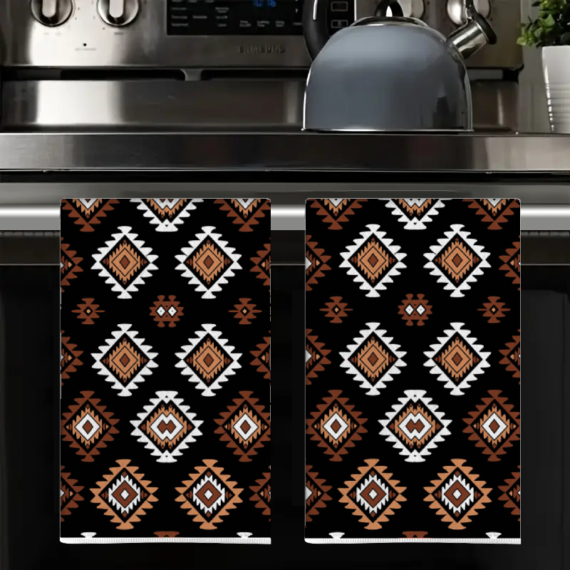 2Pcs, Bohemian Style Diamond-P - đánh giá và giá Kitchen Baking Necessities