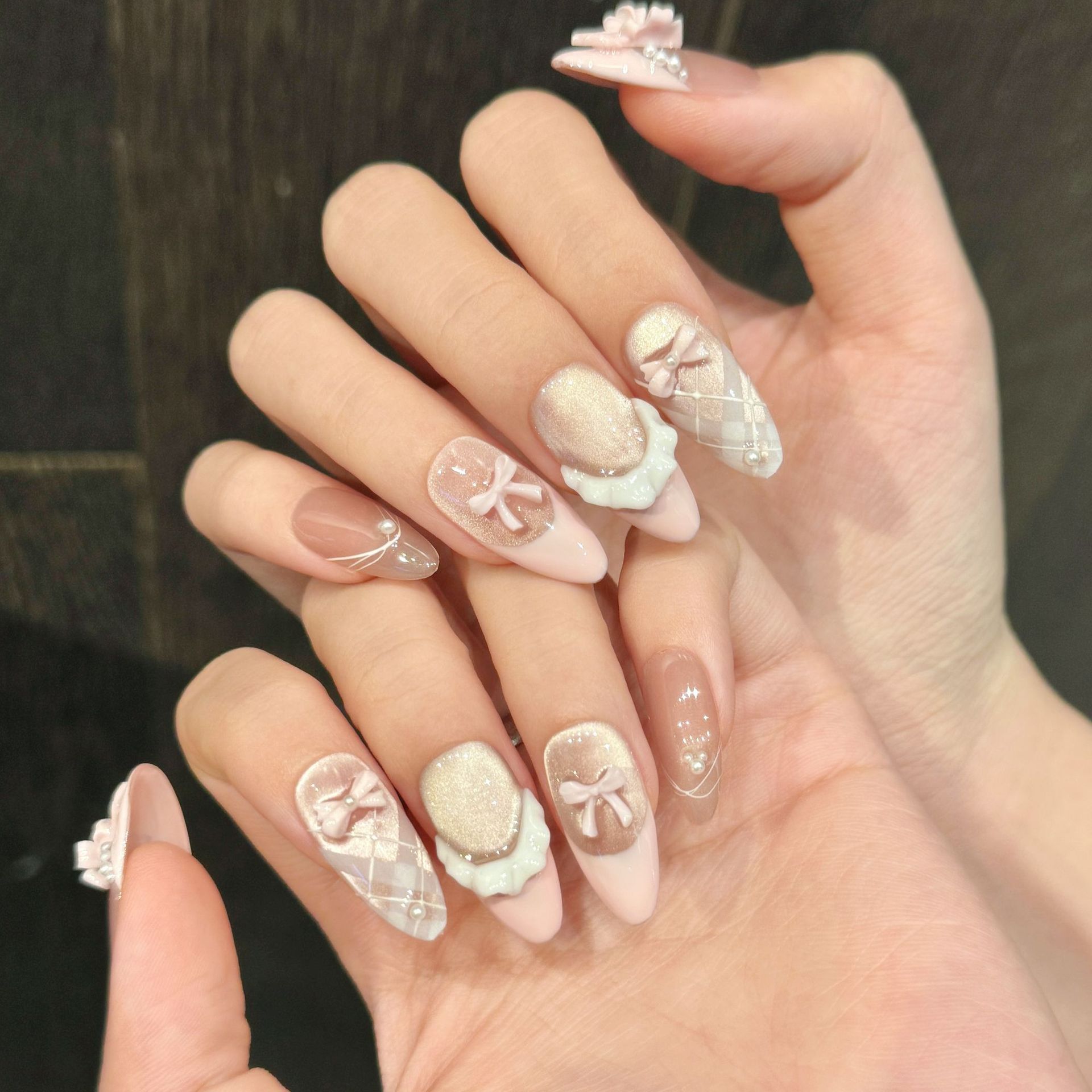 10pcs Handmade Press on Nails  - đánh giá và giá Decorating Tip Set
