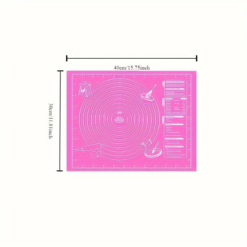 Silicone Baking Mat with Measu - đánh giá và giá Kitchen Baking Counter