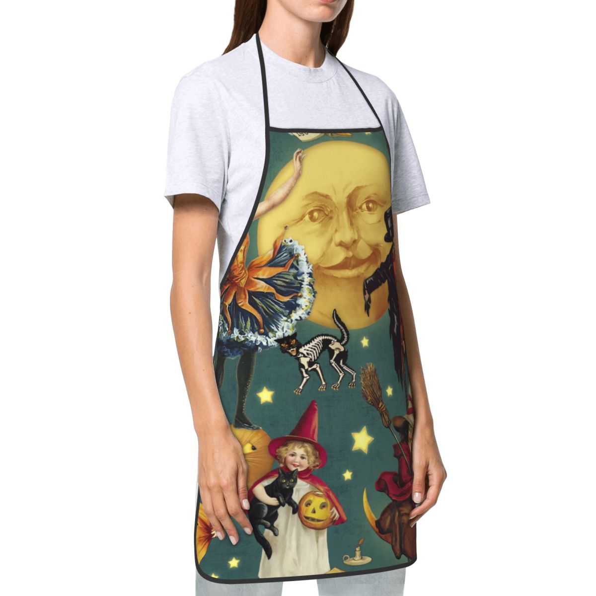 Vintage Halloween Ghosts Witch - đánh giá và giá Kitchen Witch Baking