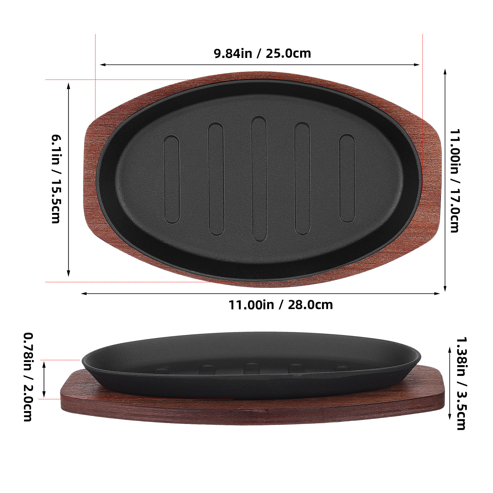 1Set Iron Grilling Pan Steak P - đánh giá và giá Kitchen Essentials Baking Tray