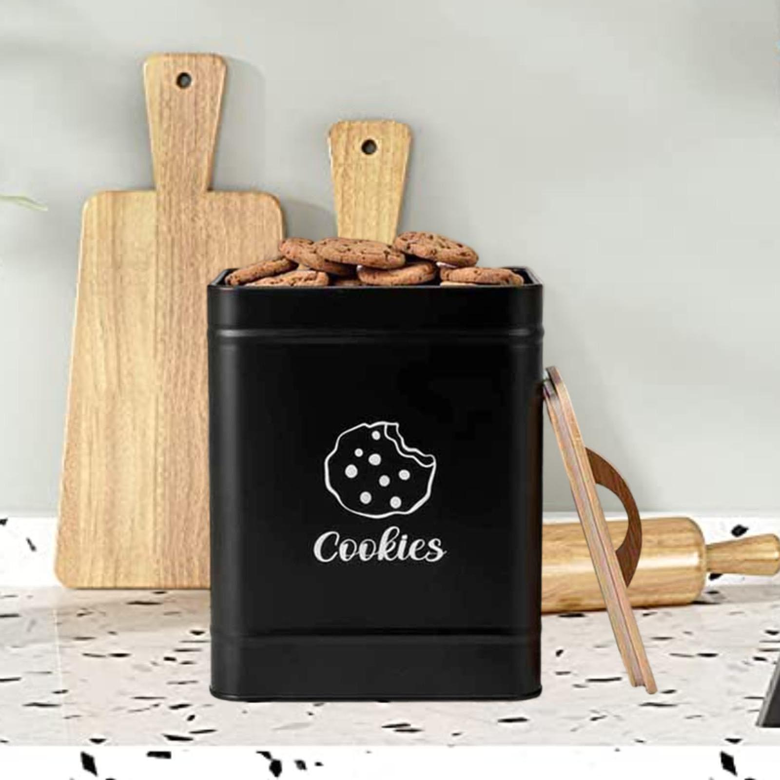 Cookie Jar Storage Tin Kitchen - đánh giá và giá Kitchen Baking Counter