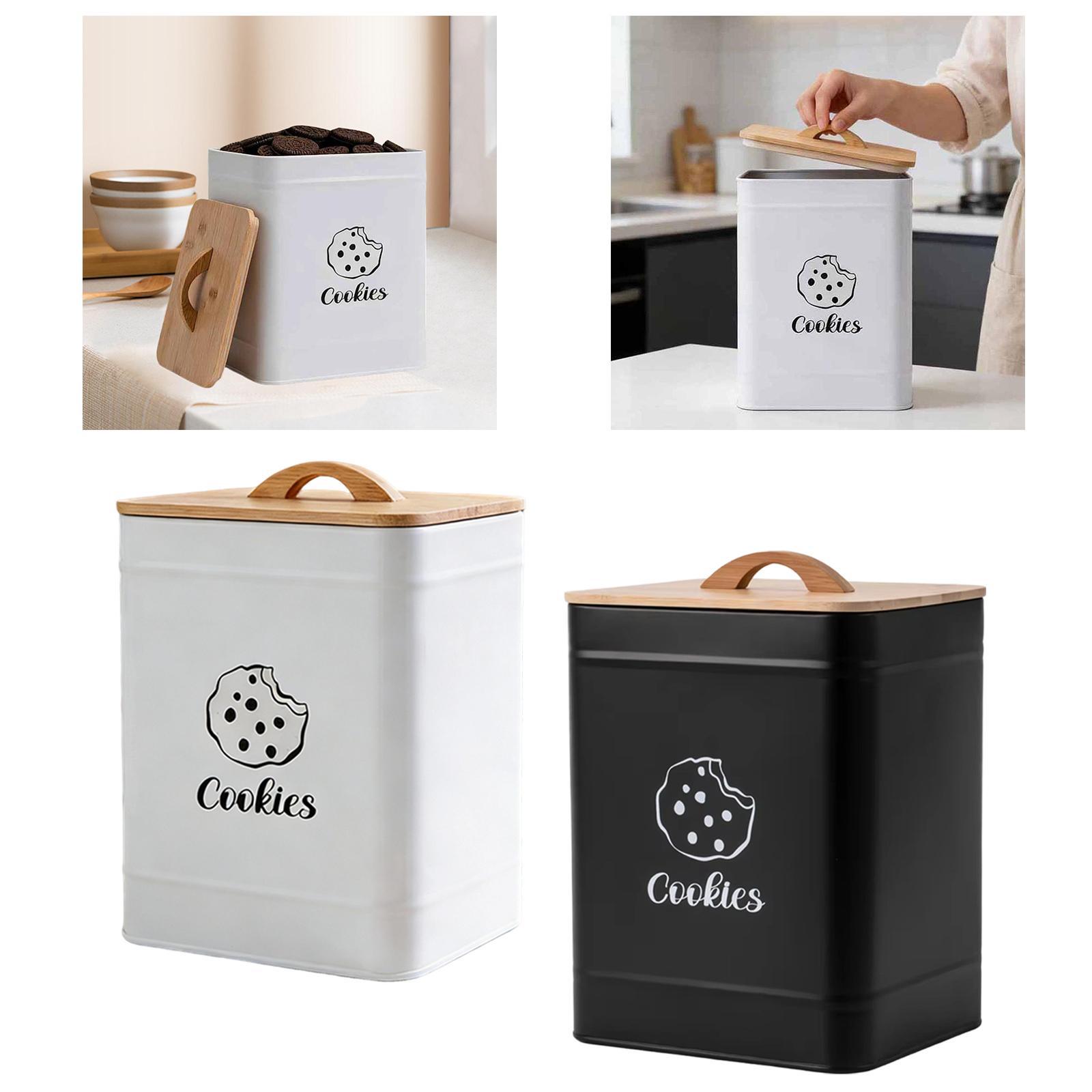 Cookie Jar Storage Tin Kitchen - đánh giá và giá Kitchen Baking Counter