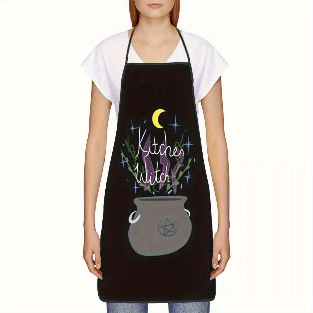 1pc Witch Kitchen Apron with C - đánh giá và giá Kitchen Witch Baking