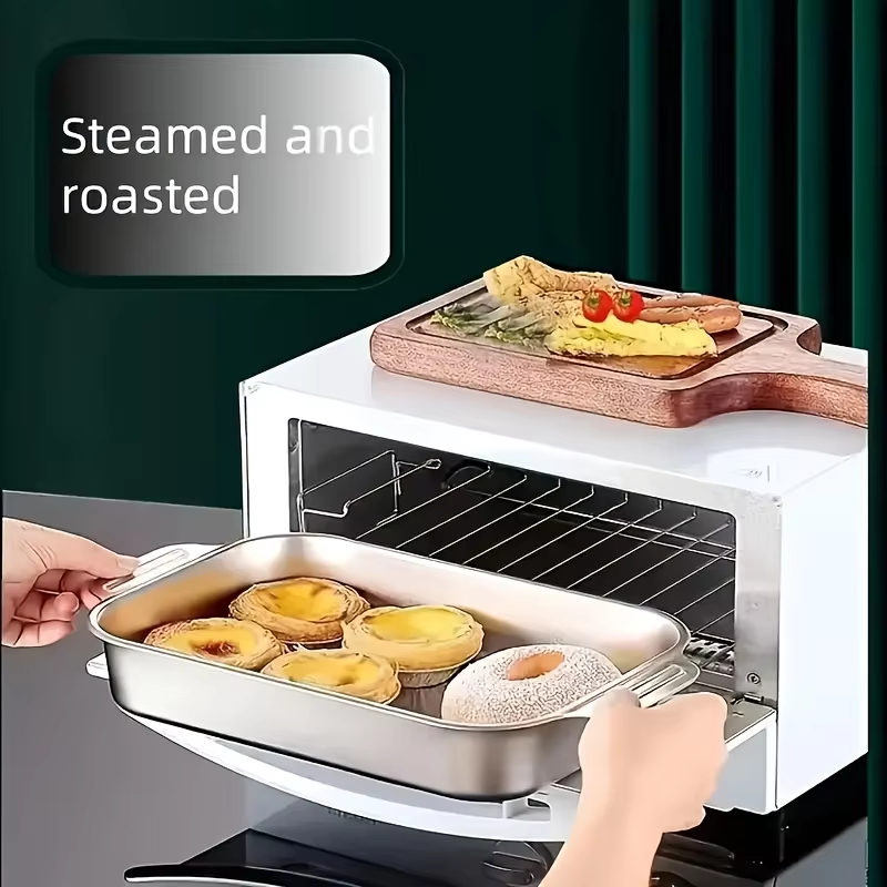 Stainless Steel Deep Baking Pa - đánh giá và giá Kitchen Baking Ware