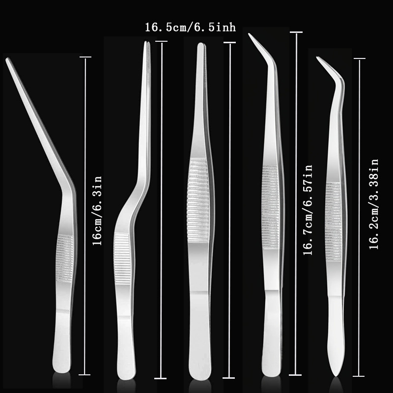 Stainless Steel Plating Tongs  - đánh giá và giá Kitchen Baking Utensils