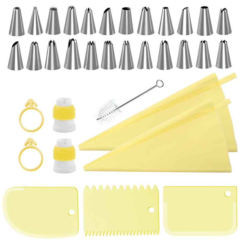 34pcs Piping Tips Set with TPU - đánh giá và giá Decorating Tip Set