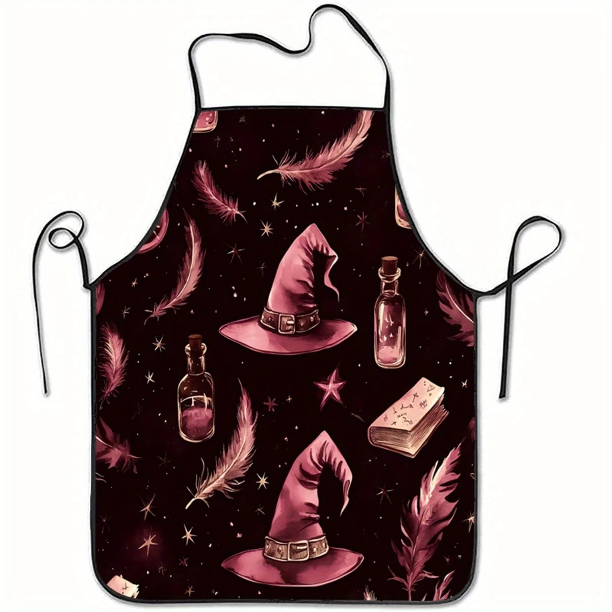1pc Witch Hat & Feather Print  - đánh giá và giá Kitchen Witch Baking