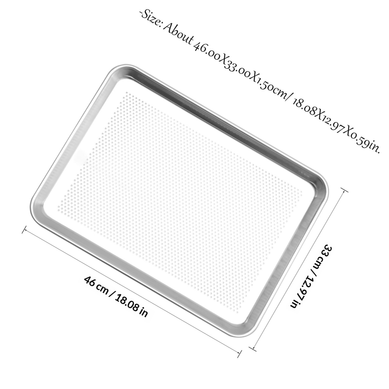 1Pcs Rustproof Aluminium Alloy - đánh giá và giá Kitchen Essentials Baking Tray