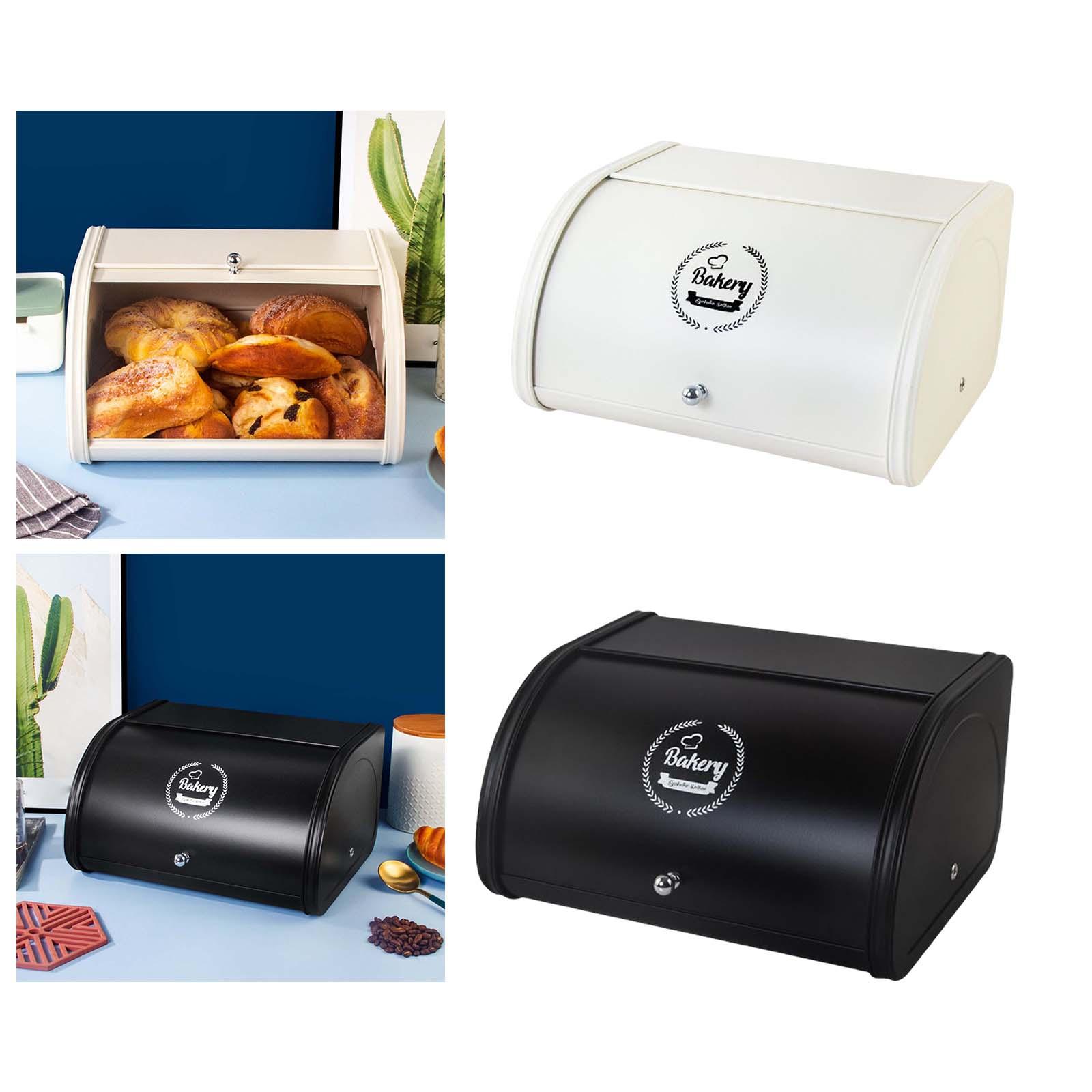 Metal Bread Box Bin Organizati - đánh giá và giá Kitchen Baking Counter