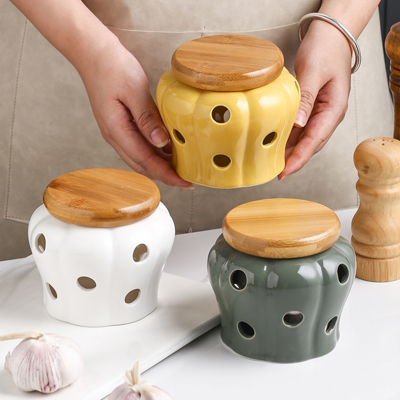Pumpkin Jar with Lid Hollow Ou - đánh giá và giá Kitchen Bank