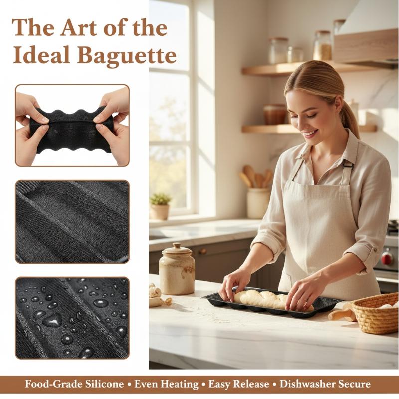 5 Cavity Hoagie Rolls Pan Nons - đánh giá và giá Kitchen Essentials Baking Tray