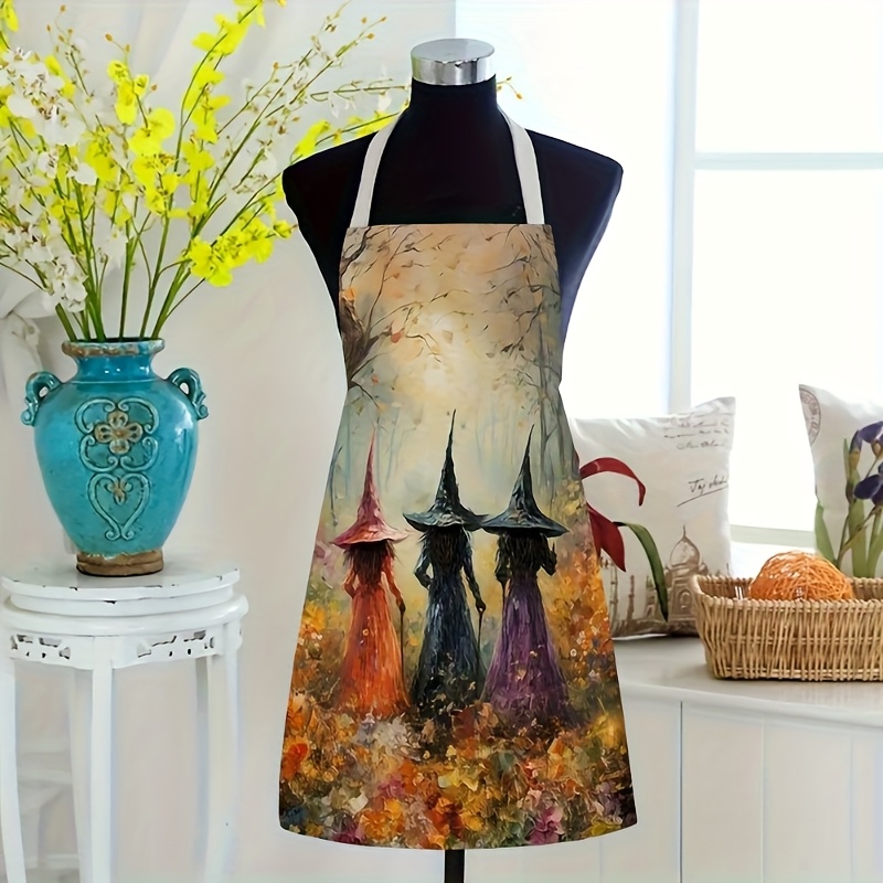 Witch Halloween Apron Women Sp - đánh giá và giá Kitchen Witch Baking