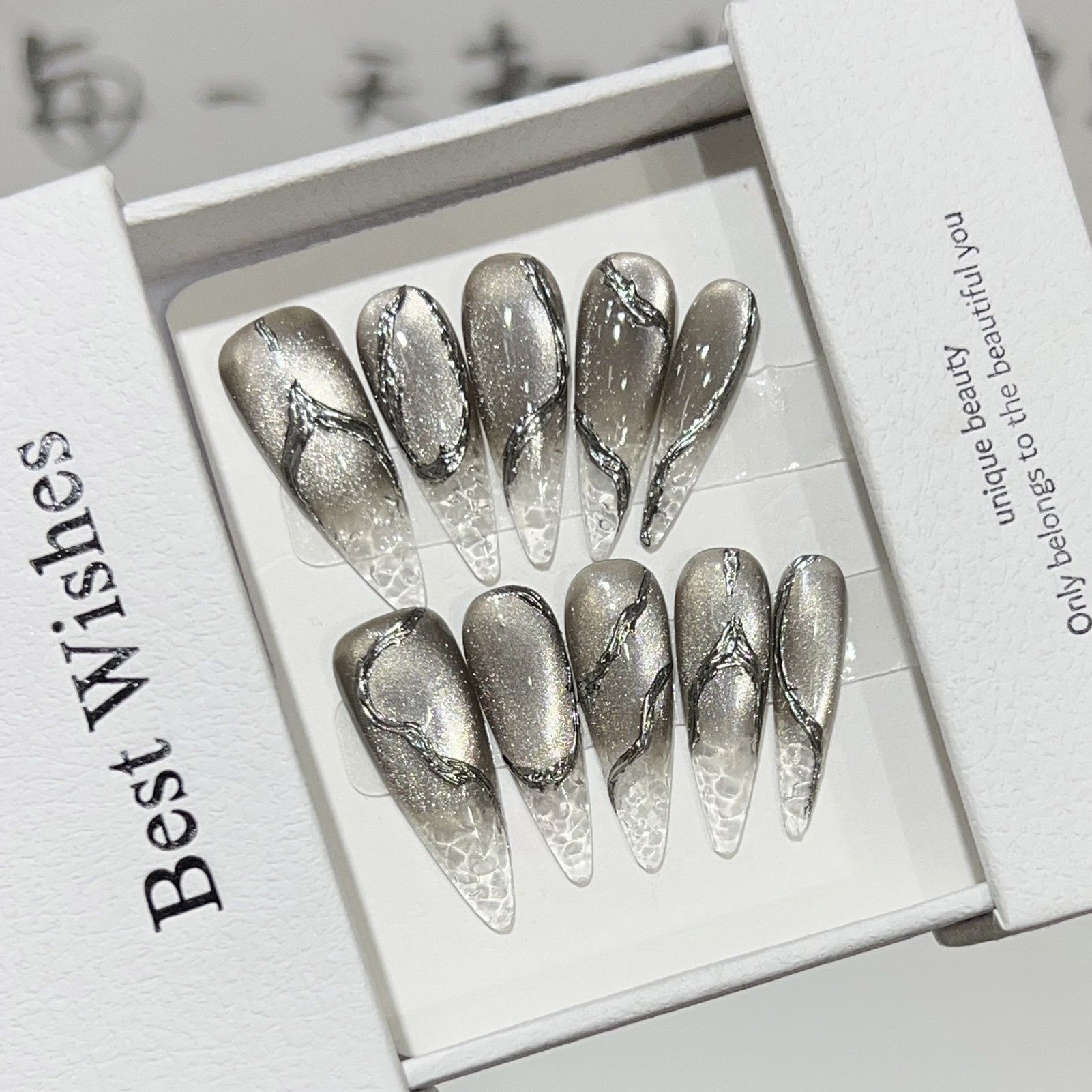 10pcs Halloween False Nails Re - đánh giá và giá Decorating Tip Set