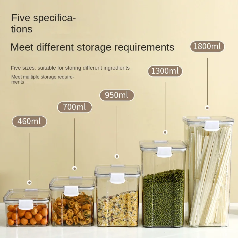 Sealed Jars For Kitchen Storag - đánh giá và giá Kitchen Bank