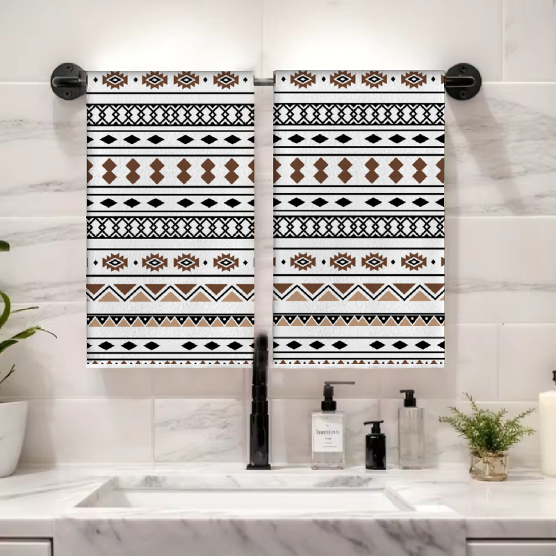 2Pcs, Exotic Geometric Striped - đánh giá và giá Kitchen Baking Necessities