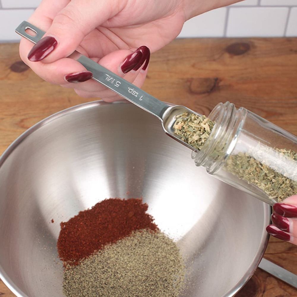 6Pcs Stainless Steel Measuring - đánh giá và giá Kitchen Baking Utensils