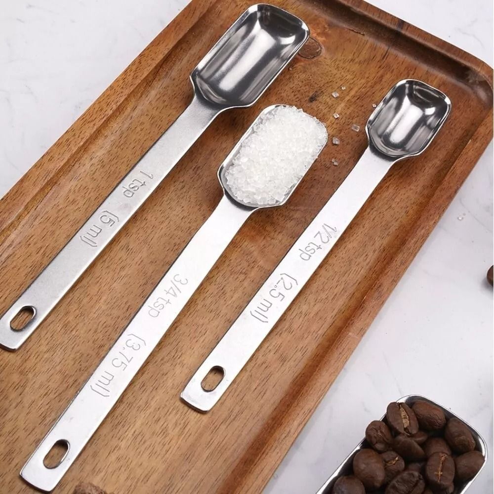6Pcs Stainless Steel Measuring - đánh giá và giá Kitchen Baking Utensils