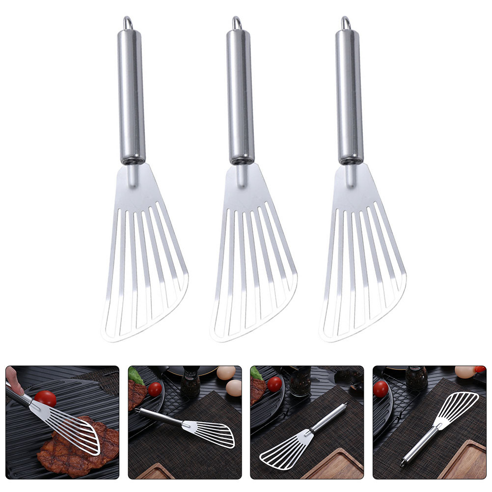 3pcs Stainless Steel Spatula F - đánh giá và giá Kitchen Baking Utensils