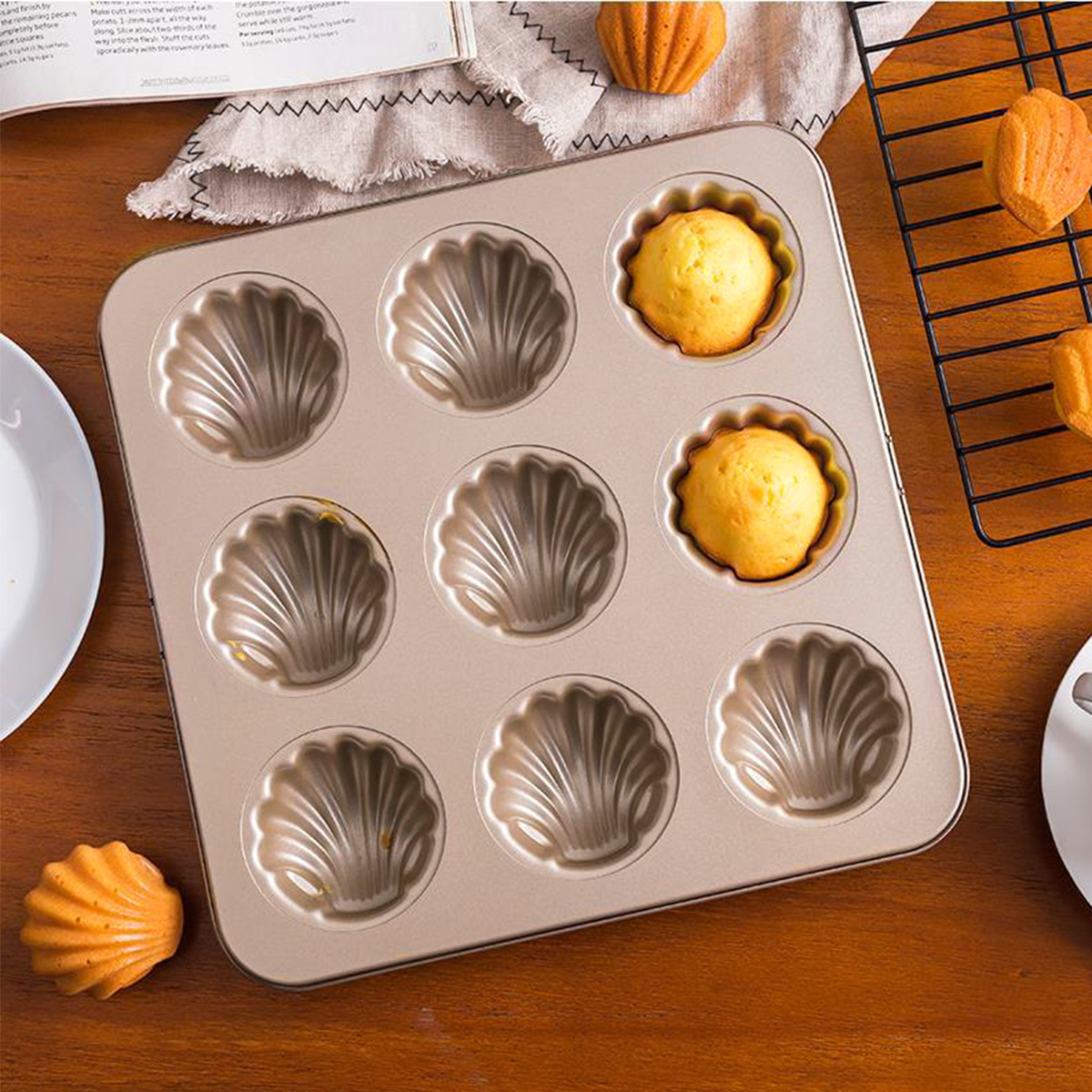 Madeleine Mold Shell Shape Bak - đánh giá và giá Kitchen Baking Ware