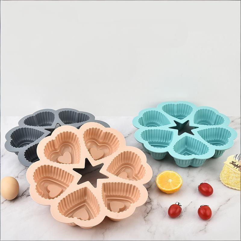 Nonstick Silicone Heart Shaped - đánh giá và giá Kitchen Essentials Baking Tray
