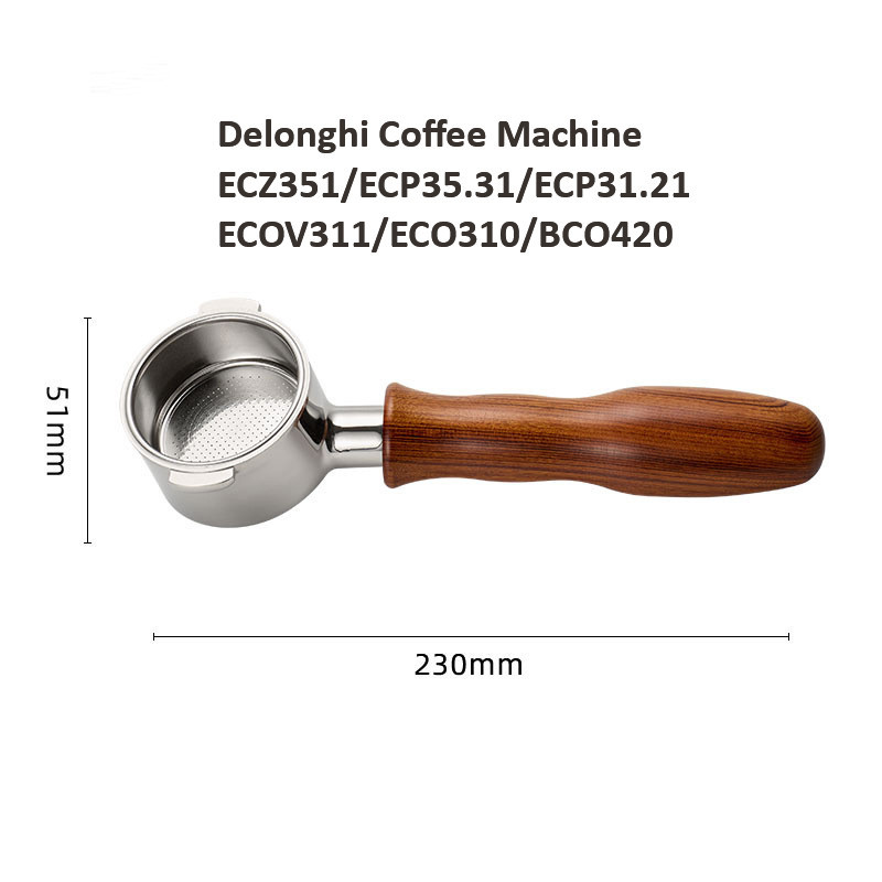 51mm 304 Stainless Steel Botto - đánh giá và giá Delonghi Espresso Ecp3420