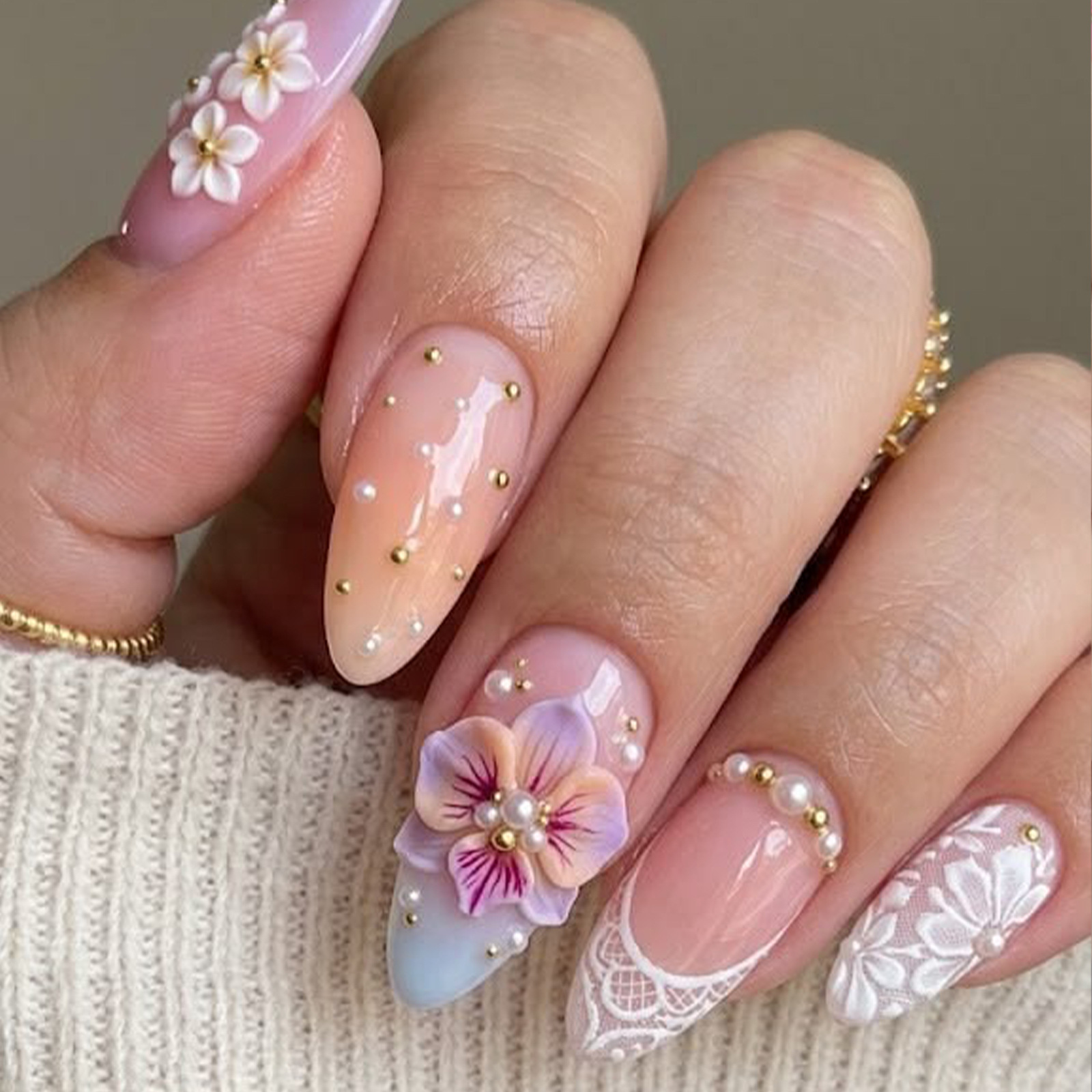 24Pcs Press on Nails Pink Grad - đánh giá và giá Decorating Tip Set