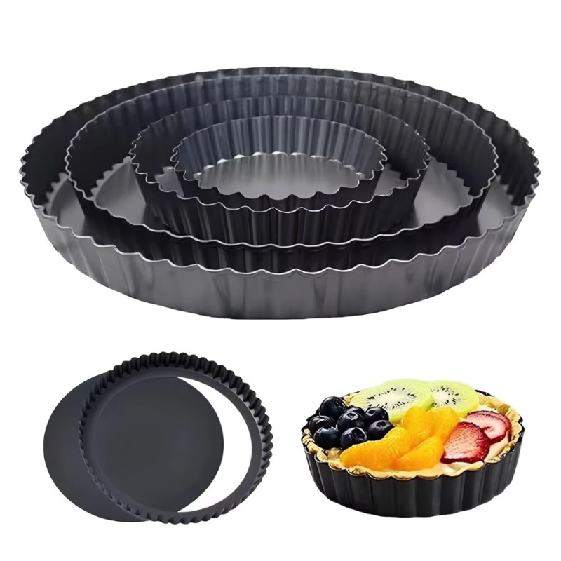 1pc Removable Bottom Fluted Ta - đánh giá và giá Kitchen Baking Ware