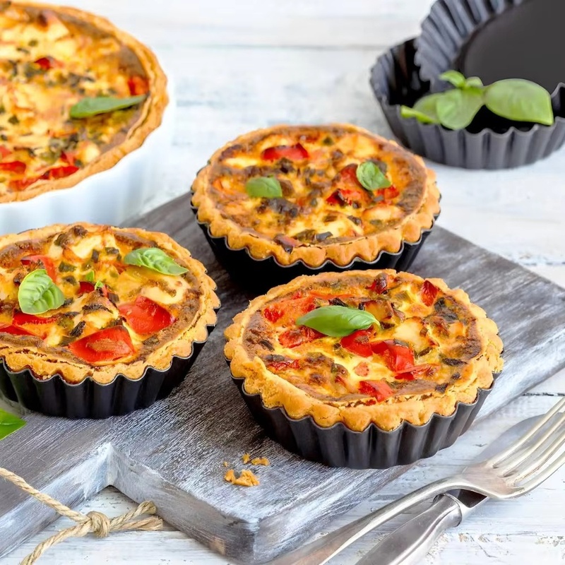 1pc Removable Bottom Fluted Ta - đánh giá và giá Kitchen Baking Ware